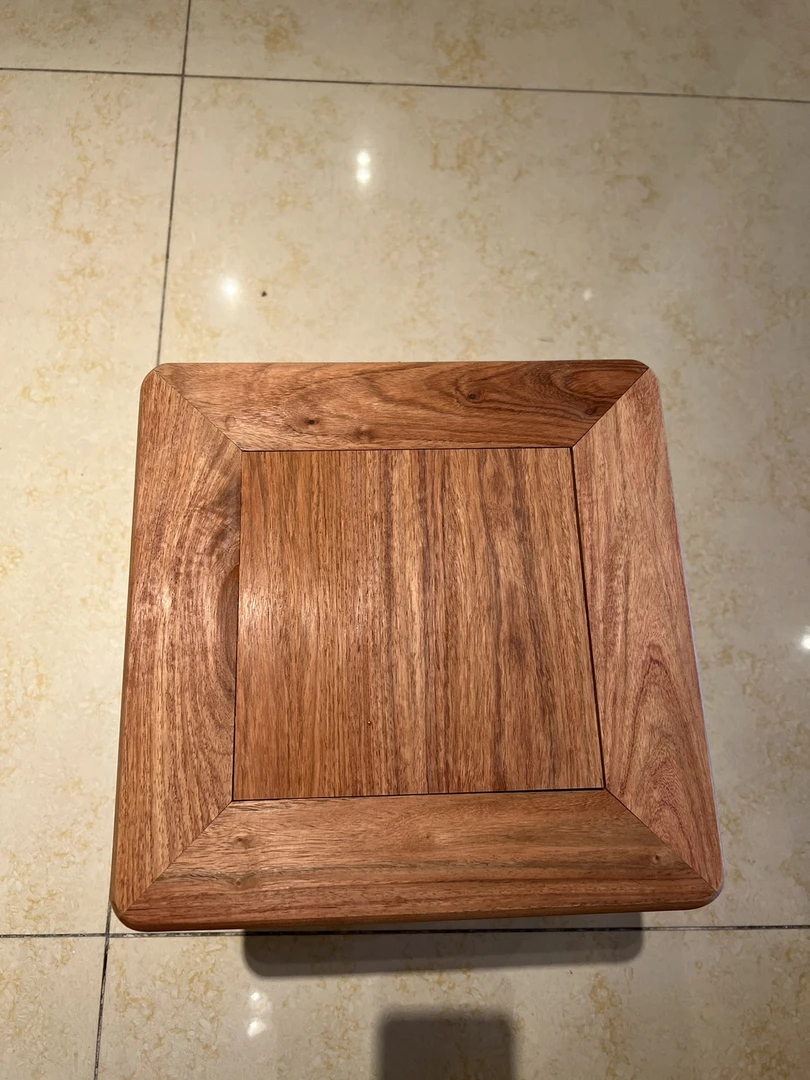 盛源居缅花小方凳光身