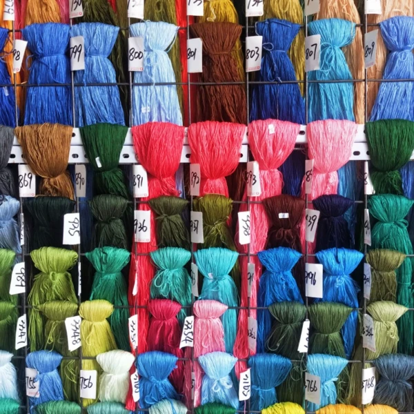 【绣线】涤棉绣线十字绣专用绣线【不备注线号默认发红线】