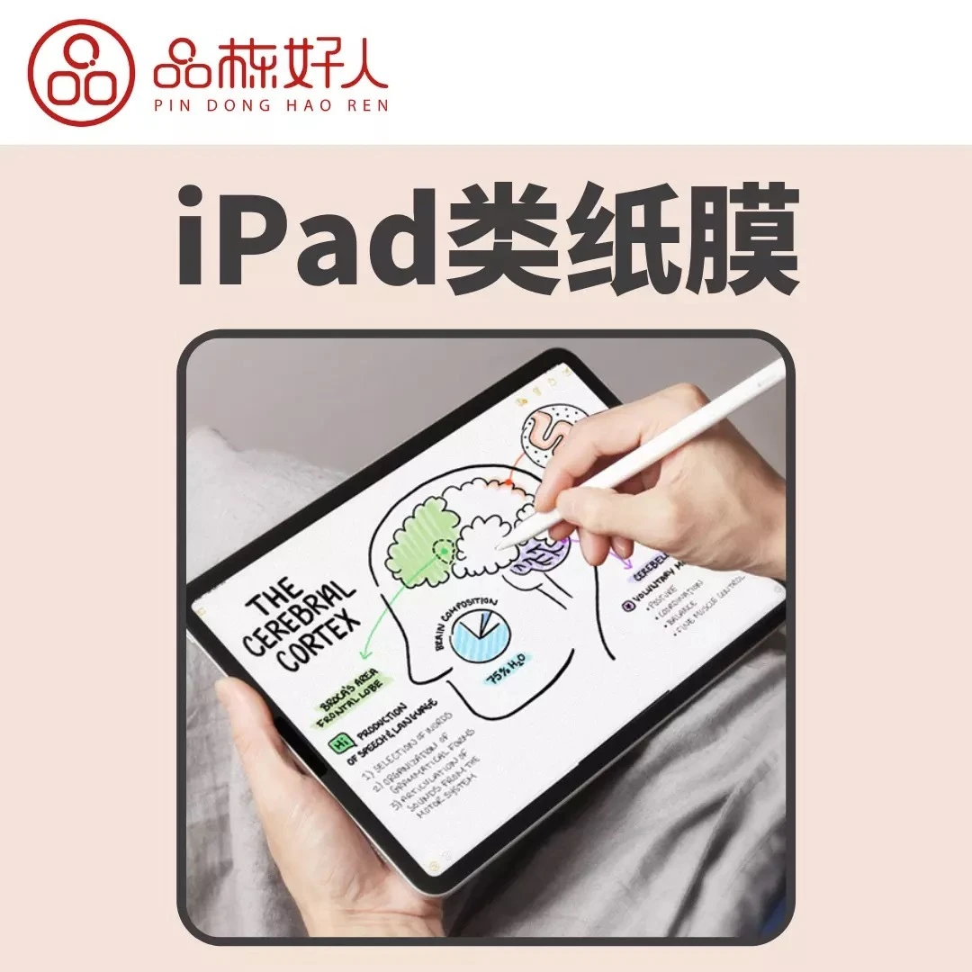 准新品 赤道山 类纸膜「纸感系列」适用于iPad全系列