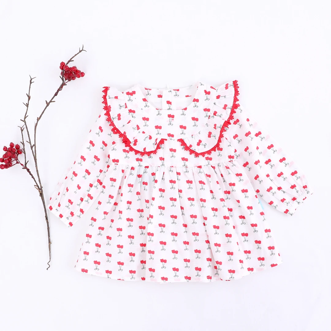 【2件26】新款童装春秋梭织连衣裙8012013