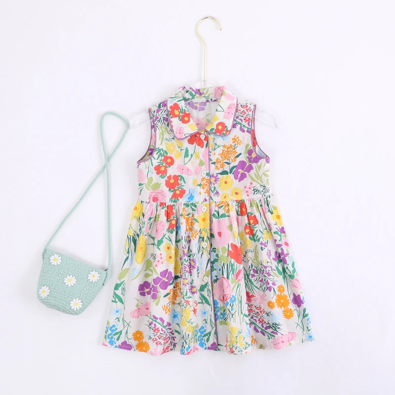 【碎花的浪漫】女童夏款时尚连衣裙52220100