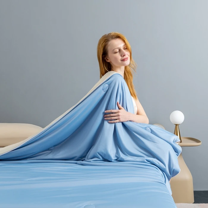 RG2022新款A类抗菌冰淇淋凉感丝夏凉被凉感黑科技冰凉丝滑可机洗