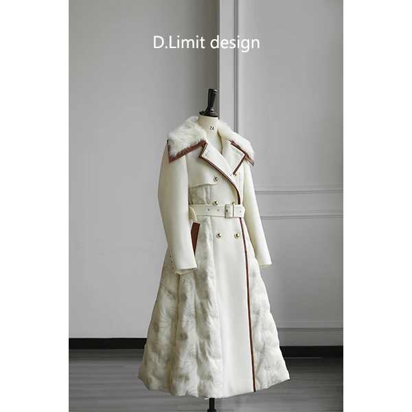 【D.Limit design】复古优雅通勤鹅绒服DL-OB358