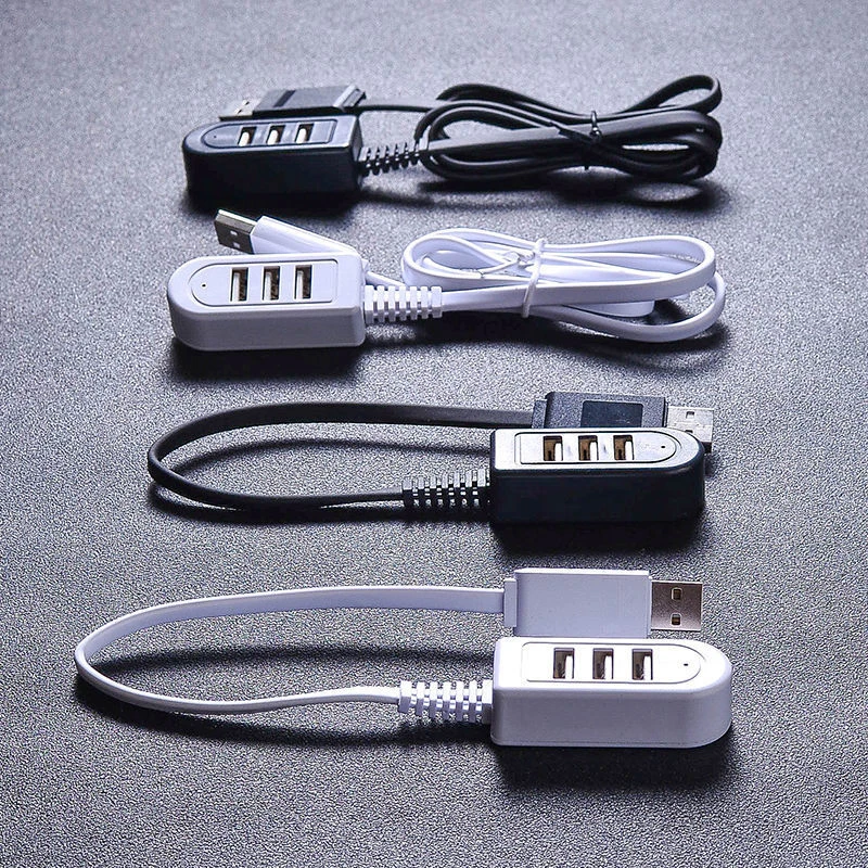 车载usb扩展分线器车用充电多功能可读数据盘汽车接口转换器插头