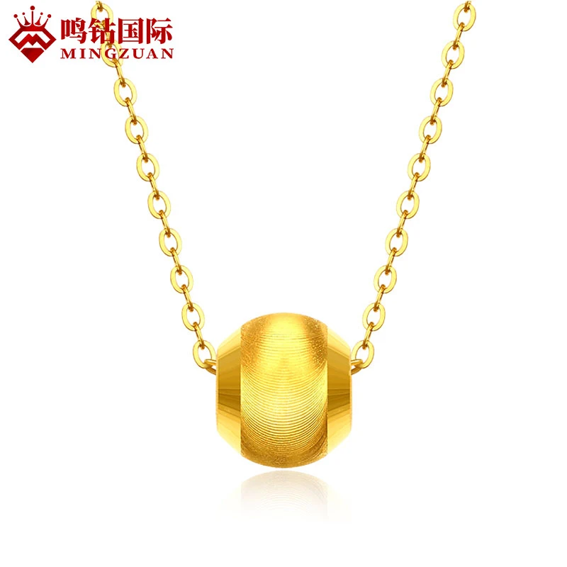 【小兰专享】足金卡12MM猫眼转运珠吊坠HJD335/ZBHJSL036