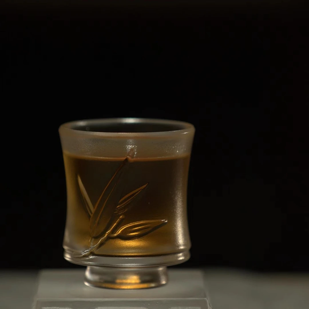 予御 丨梁明毓琉璃-碧君杯（透明，绿色）