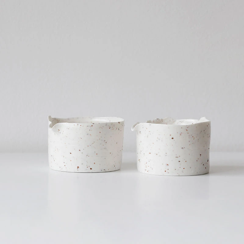 惊【孤品】艺术家雷杰 白驹公道乃石 手工陶瓷茶具茶杯桃山房 8082