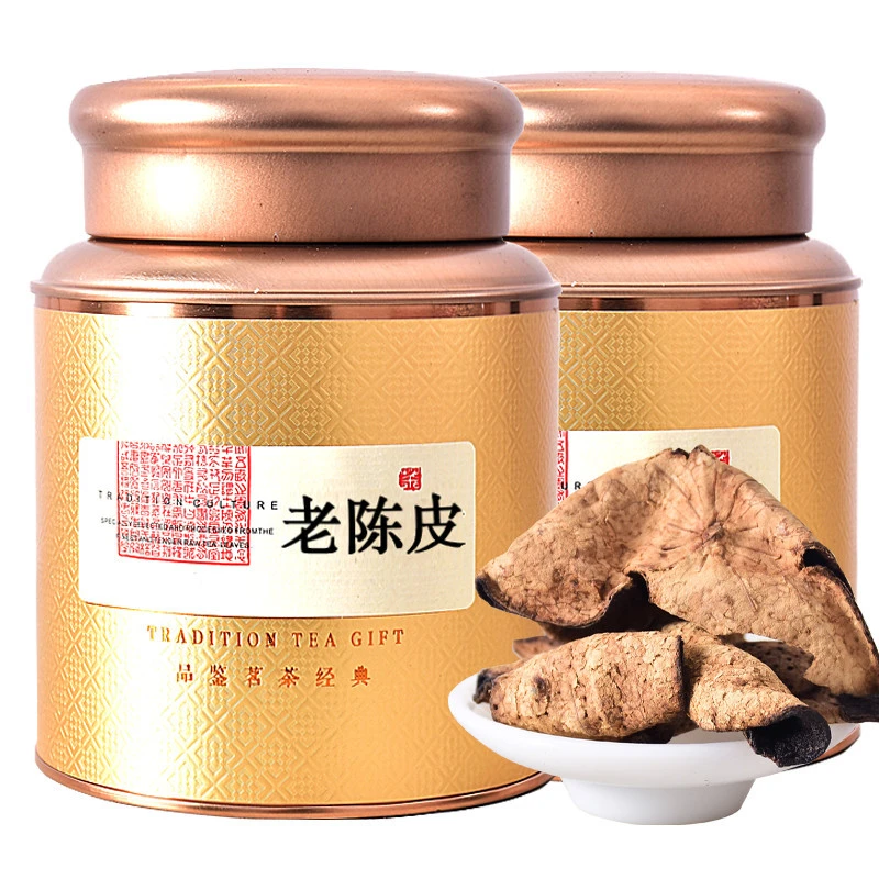 正宗陈年陈皮茶叶泡水煲汤老陈皮干生晒陈皮茶125g/250g罐装