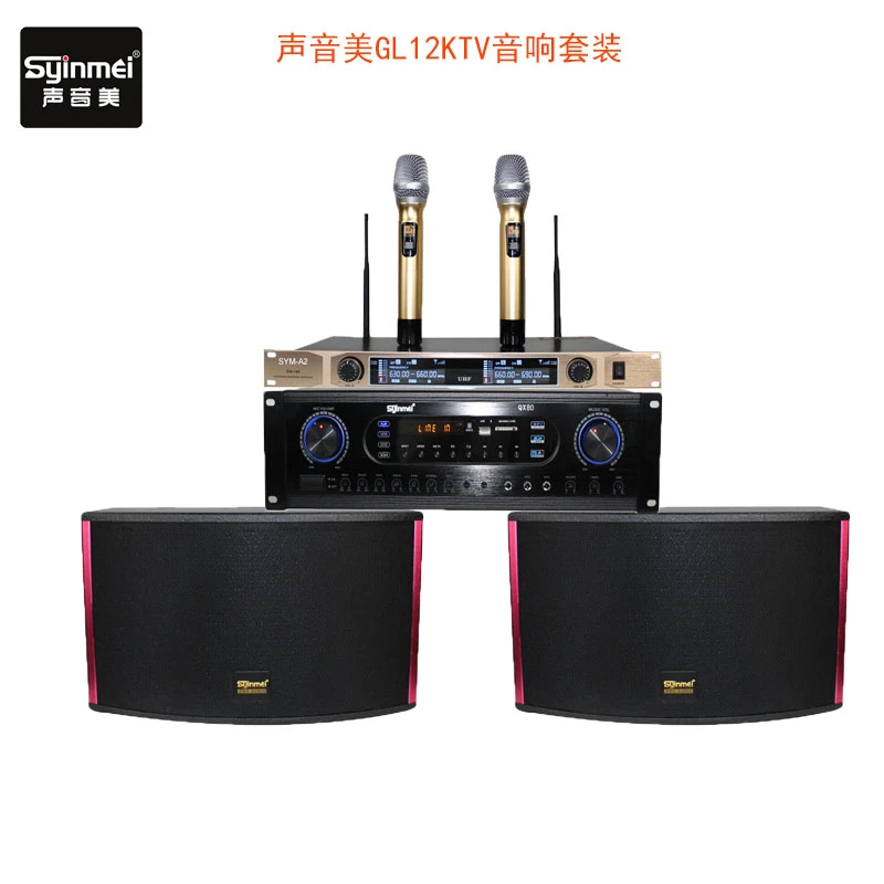 声音美GL12单12寸KTV音响套装家庭影院K歌音响专业音响舞台音响