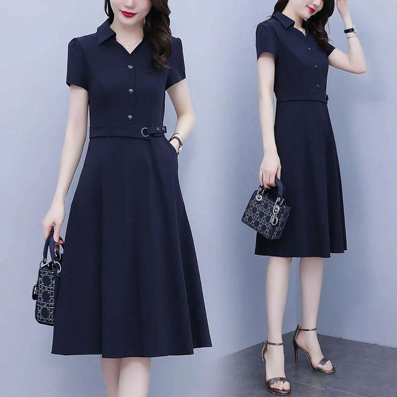 高贵上档次大码女装2025夏季新款时尚洋气韩版修身显瘦气质连衣裙