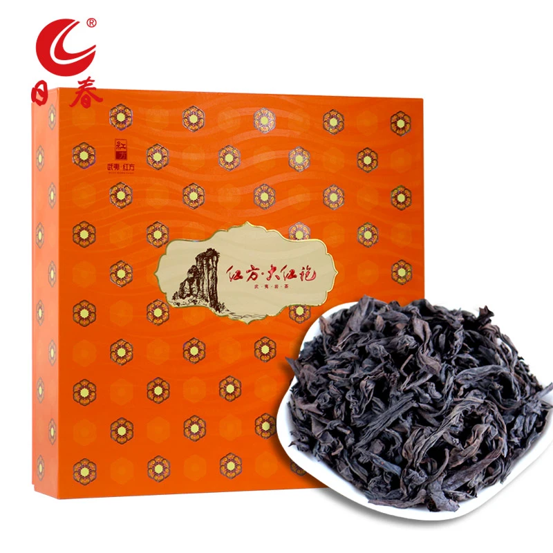 日春茶叶大红袍礼盒装(六合如意300纸盒装）250g乌龙茶武夷山岩茶