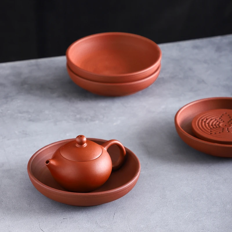 潮州手拉壶壶承养壶垫壶托底座茶壶防烫垫干泡台圆形蓄水盘小号