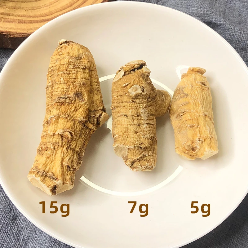 吉林长白山西洋参圆粒花旗参切片7克参头可切片磨粉泡水煲汤100克