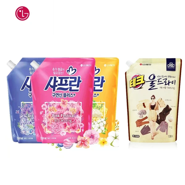 【律哥推荐】韩国进口生活健康毛洗衣液1.3L柔顺剂2.1L