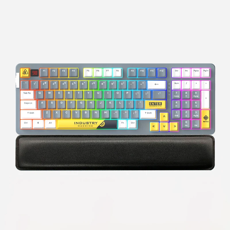 【手托】机械键盘皮质手托掌托A98通用皮革材质