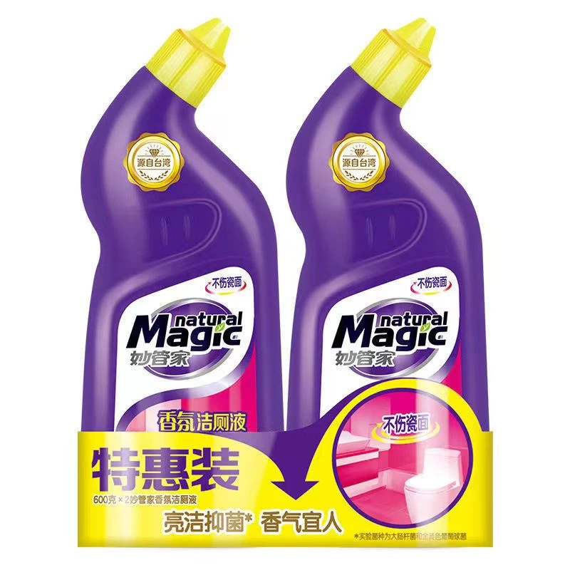 妙管家马桶清洁剂抑菌除臭祛味液洁厕宝实惠装