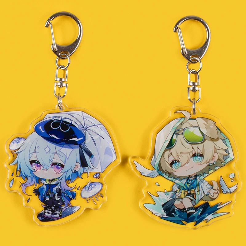 明日方舟动漫游戏同人原创钥匙扣小挂件卡通龙舌兰水月二次元周边
