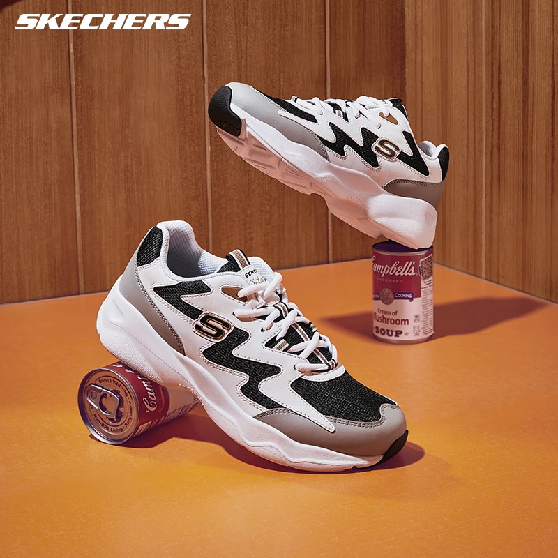 Skechers斯凯奇999090情侣鞋男鞋校园小白鞋休闲鞋运动鞋熊猫鞋