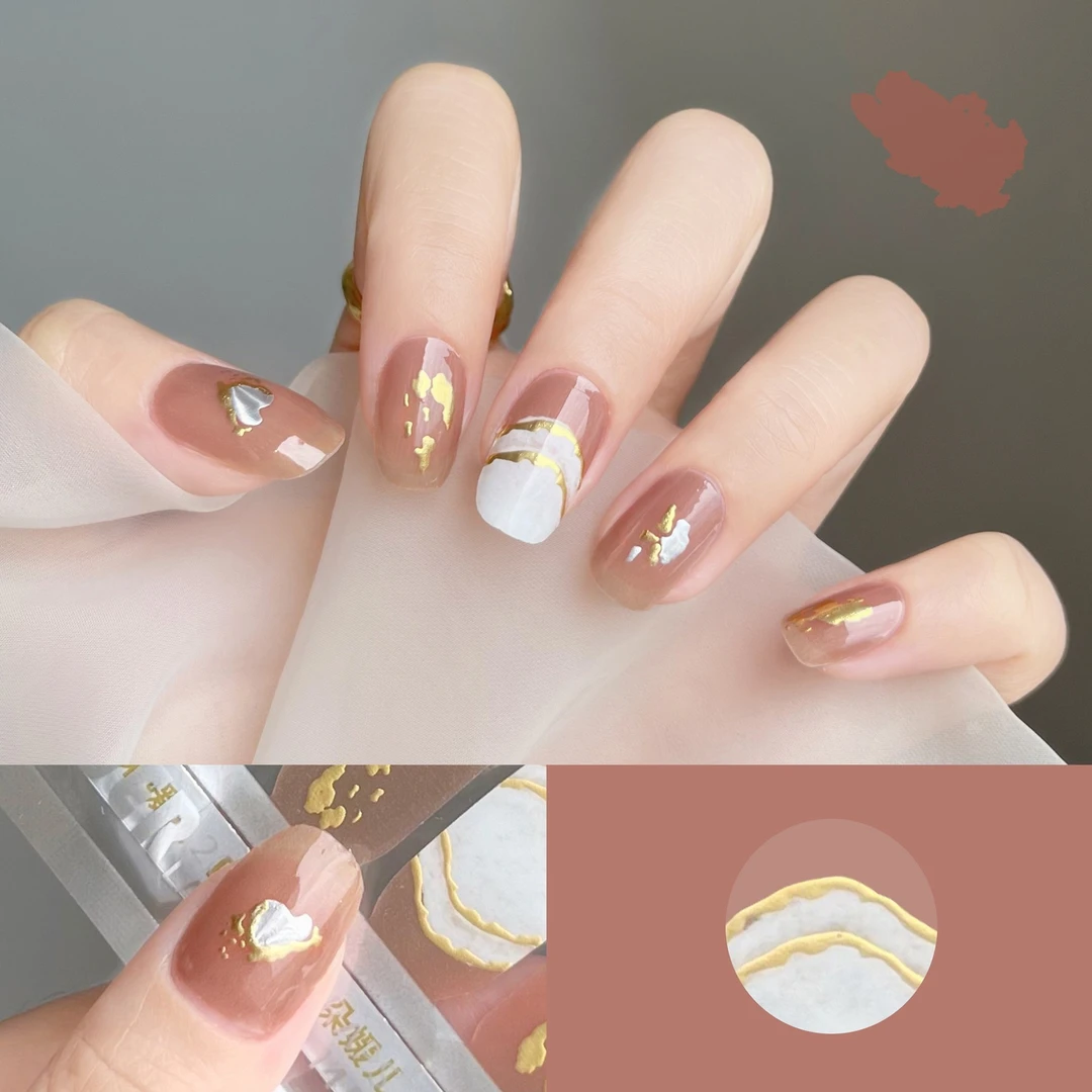 【免照灯】【林萧】凝胶指甲贴免封层防水美甲贴穿戴甲可穿戴夏日ins
