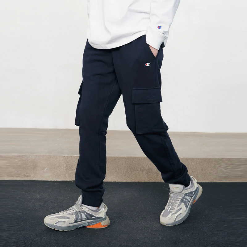 Champion冠军24春季潮流多口袋休闲束脚卫裤秋季长裤户外休闲裤