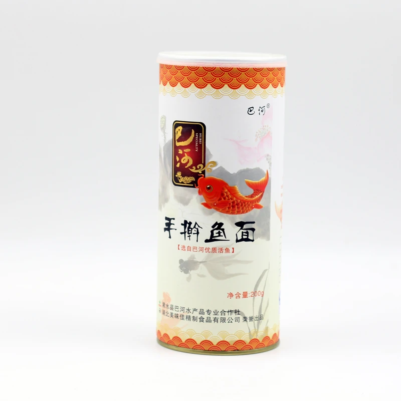 巴河鱼面 湖北黄冈特产 手擀鱼面非麻城鱼面兴国鱼丝礼盒包装200g