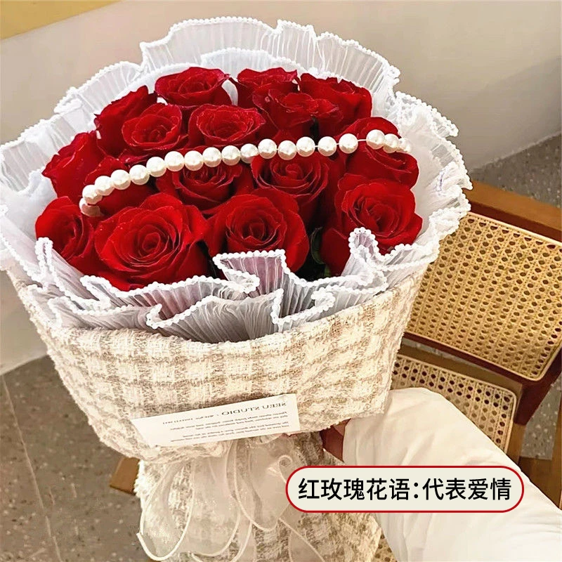 小香风玫瑰皂花束仪式感送闺蜜女友花束送男友生日礼物七夕情人节