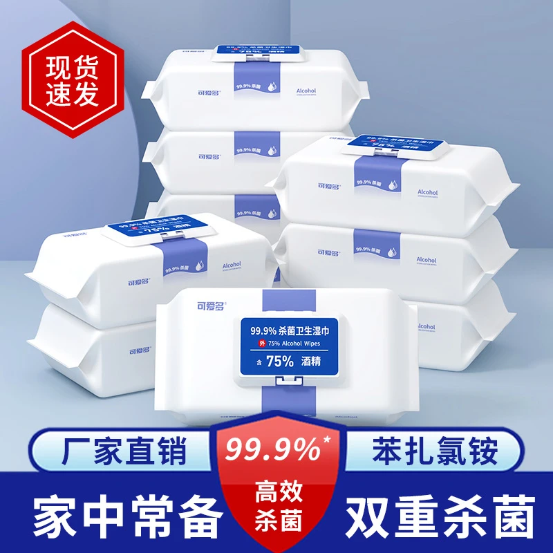 【杨姐专属】开学必备儿童学生消毒湿巾99.9%杀菌率40抽*10包