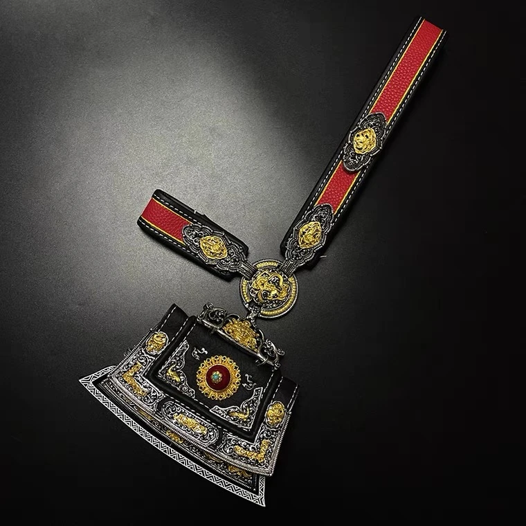 男女同款合金仿古手工制作藏区旅拍藏式钱包火镰藏装藏袍挂件配件
