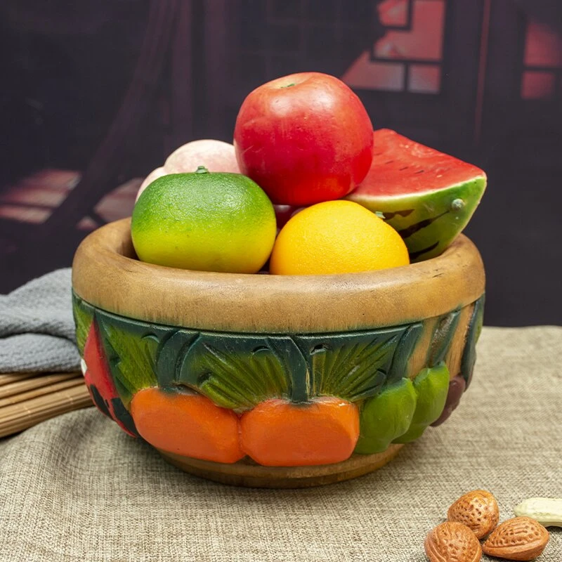 泰国工艺彩绘大木碗