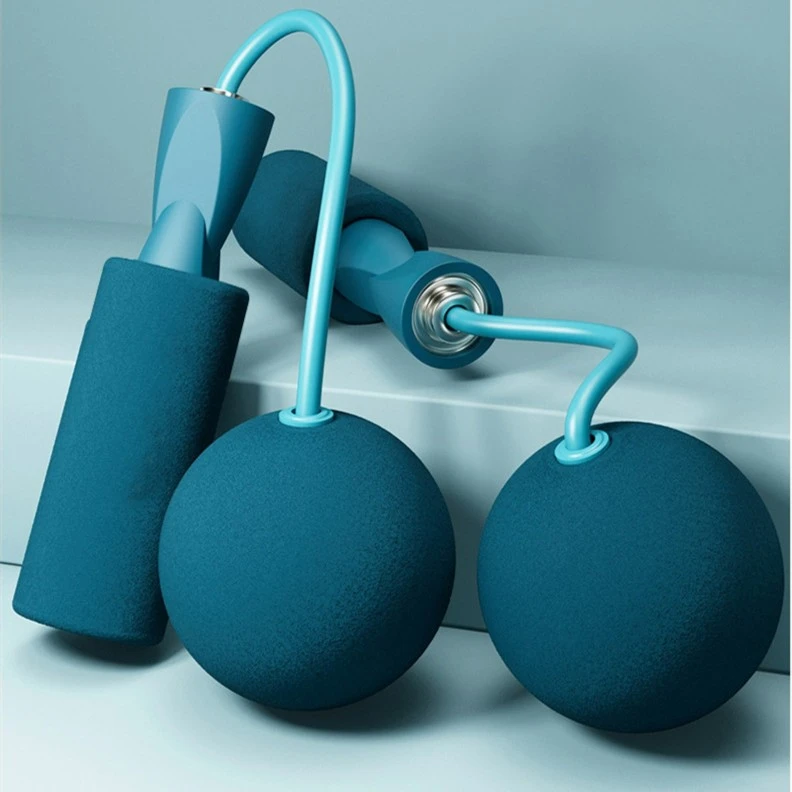 负重无绳跳绳大球无绳运动健身成人学生通用便捷跳绳轴承耐用顺滑