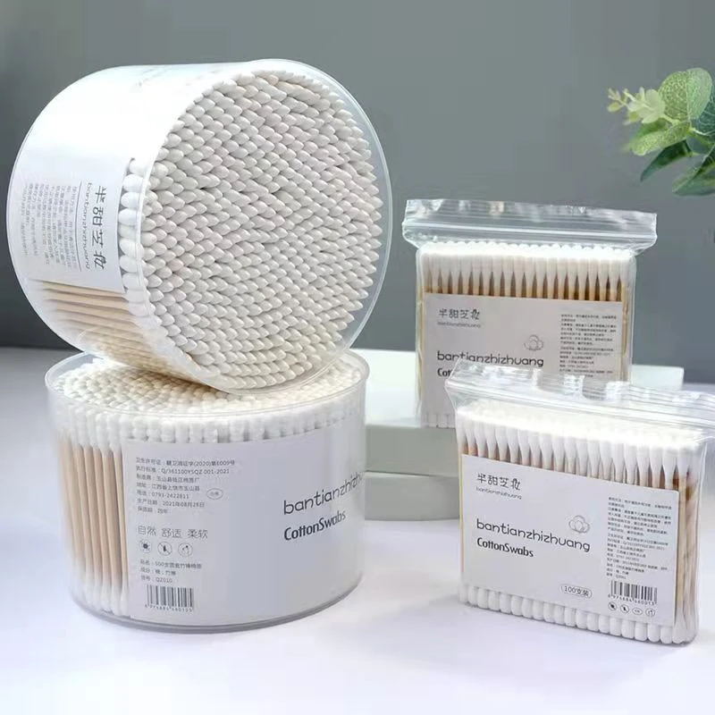 精品棉签化妆棒卸妆棉不掉棉双头掏耳朵棉签批发挖耳朵