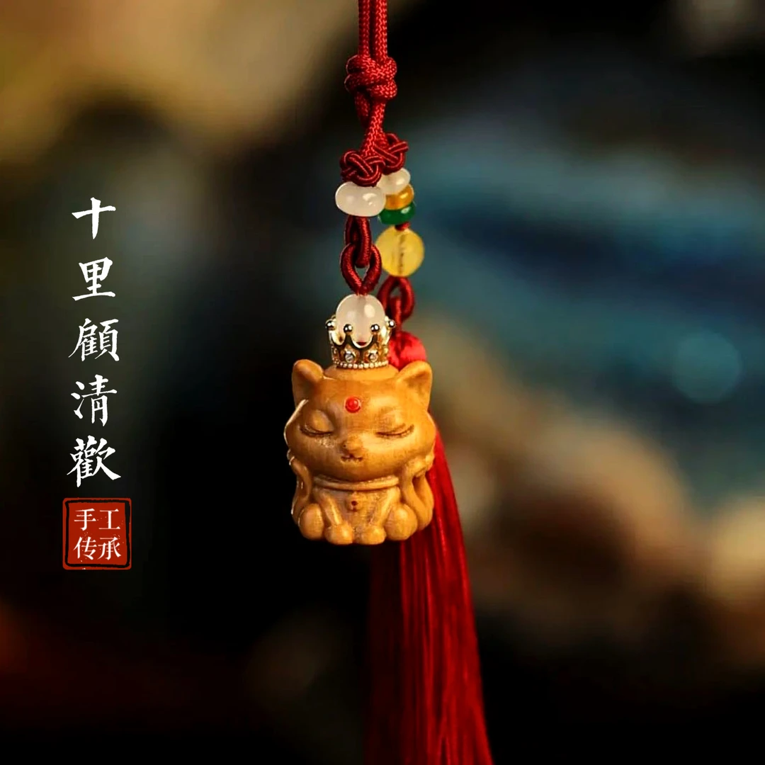 【夏季防蚊】【凤九香囊】红色流苏长流苏皇冠款包包挂送香茅香丸3粒