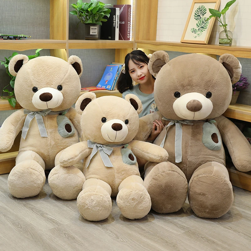 大熊泰迪熊猫毛绒玩具公仔布娃娃抱抱熊大号睡觉抱枕可爱熊熊玩偶