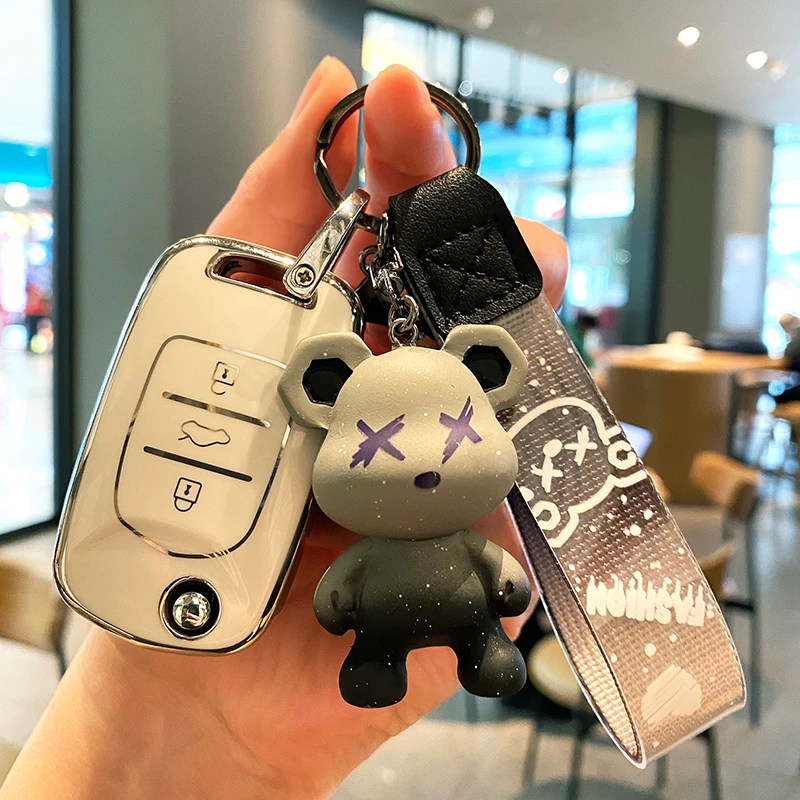 专用五菱宏光miniev钥匙套mini扣s3迷你壳马卡龙plus宝骏汽车女包