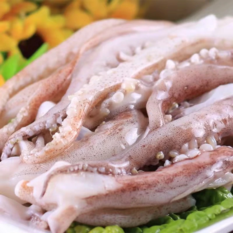 【家乡味海鲜】4包4斤鱿鱼须  新鲜鱿鱼 火锅食材  顺丰包邮