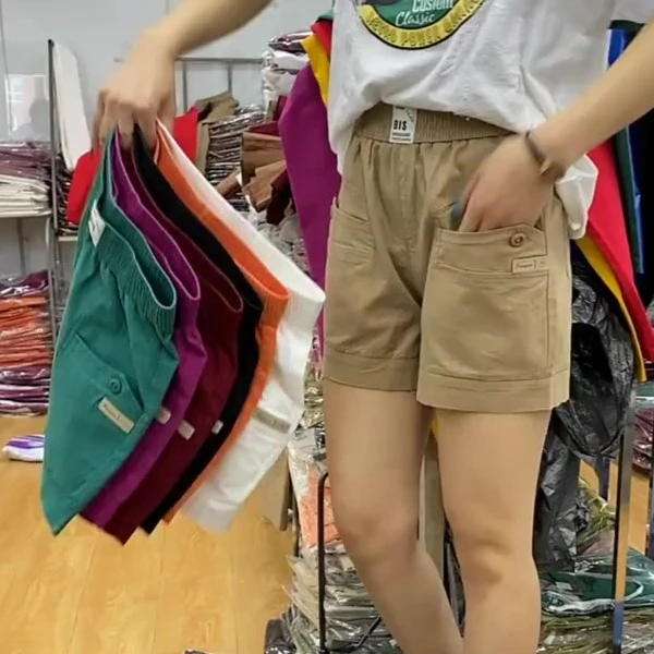 夏季短裤女 阔腿裤2023显瘦