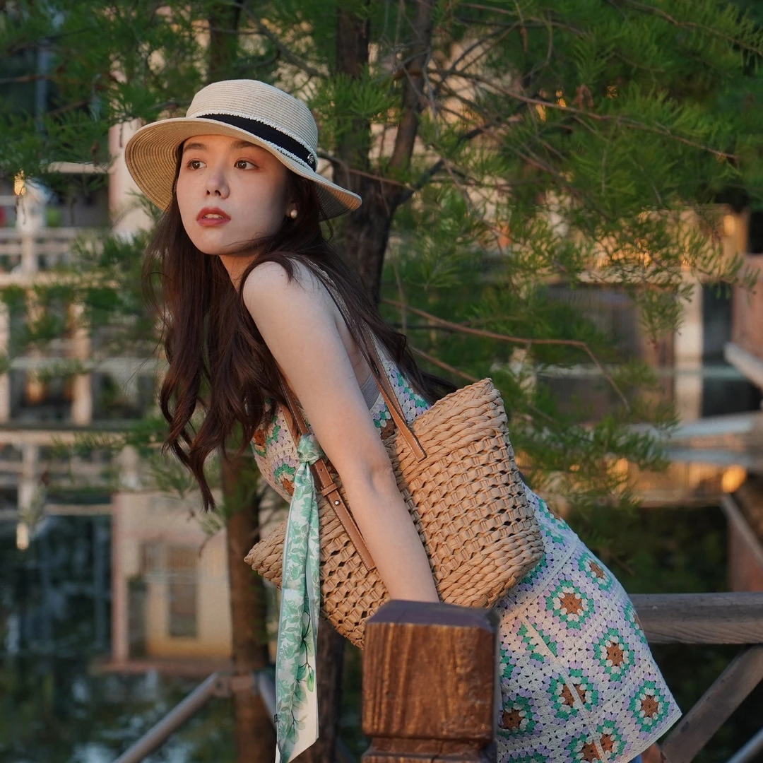 缪恩诗 SUMMER x「图南勾花～❀」x ᴍɪᴜʀᴇɴs 夏季小众勾花连衣裙