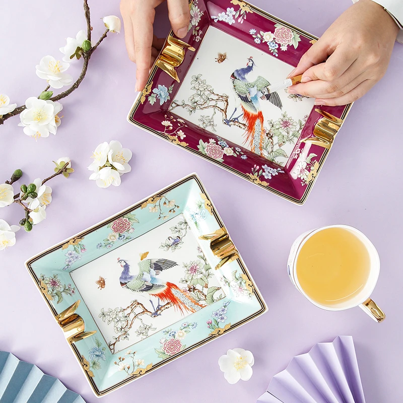 INGRI英格丽 「烟灰缸」轻奢高颜值家用客厅陶瓷大号烟灰缸轻奢