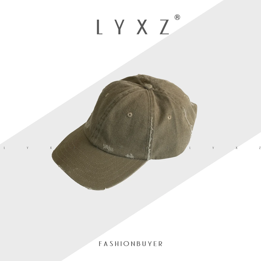 大小与【特立独行】新款设计感小众洋气百搭边边磨破鸭舌帽72631