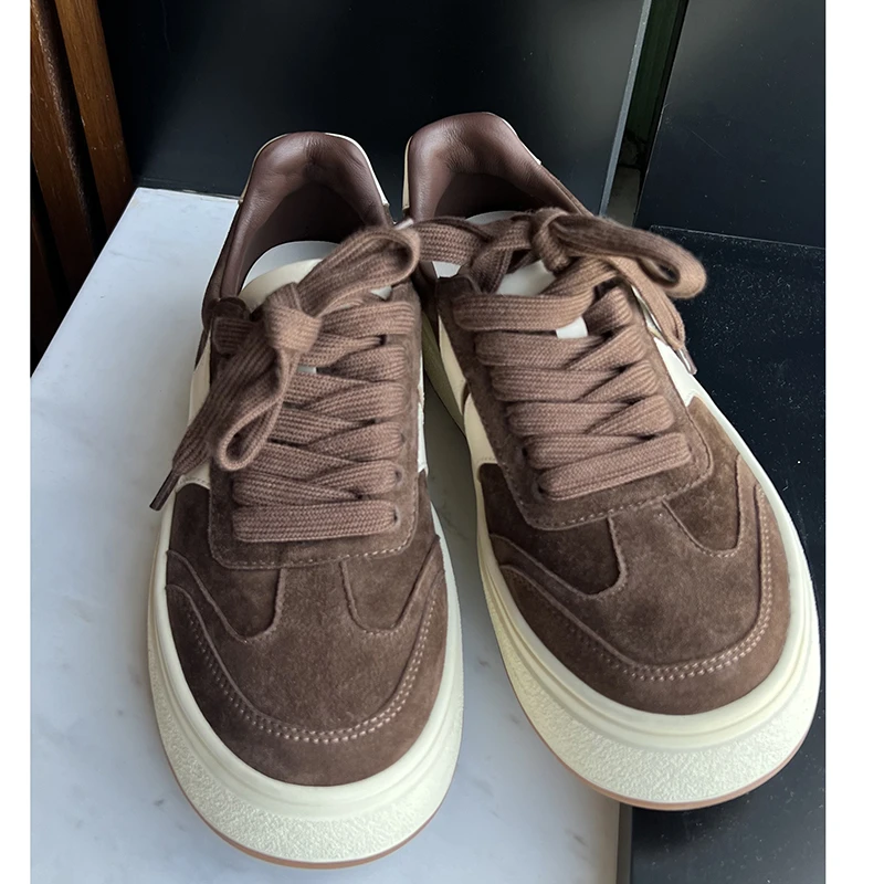 大小与秋季新款设计感小众潮流百搭ins系带低帮休闲时尚鞋73703