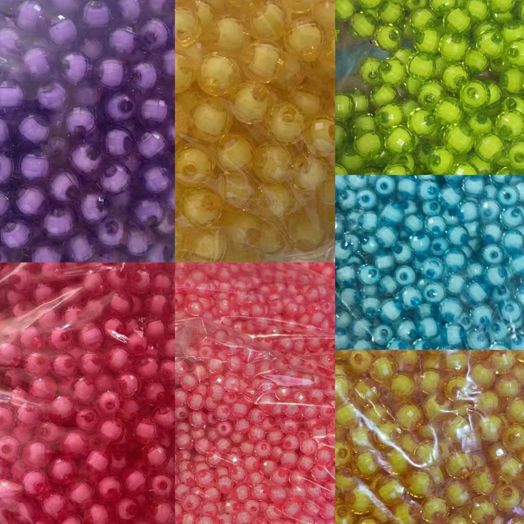 切面珠手工DIY制作花束的串珠材料