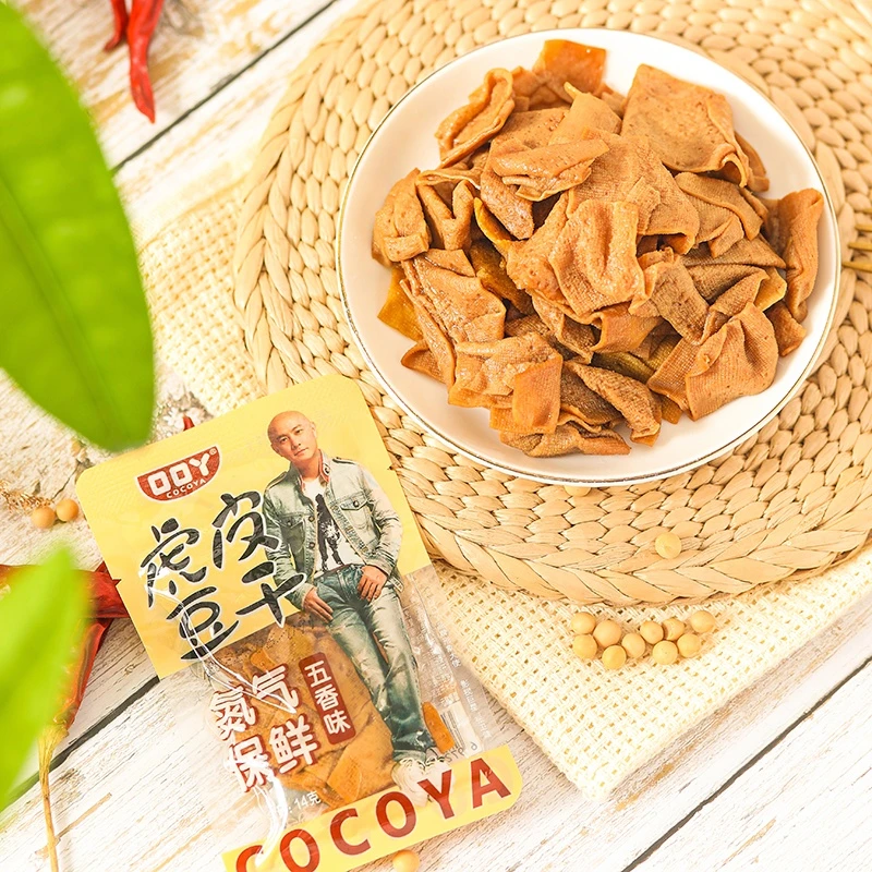 口口丫虎皮豆干Q弹有嚼劲独立小包装鲜辣味五香味【氮气锁鲜】