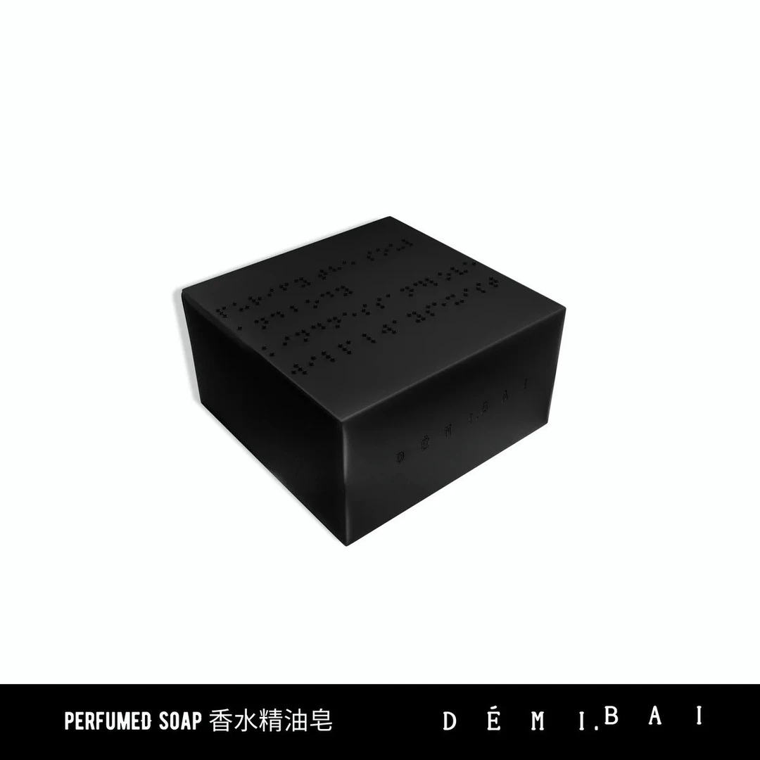DEMI.BAI【香水同款9种香型】香氛沐浴香体精油皂清洁滋润纯黑145g
