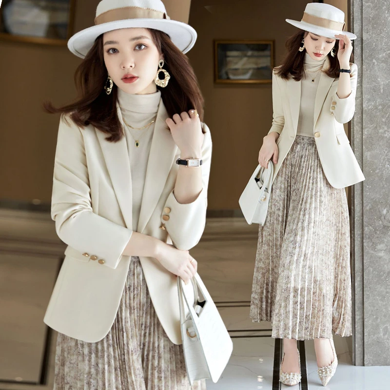 【MiLO】高定西装外套女春秋2025新款时尚名媛气质网红修身小西服