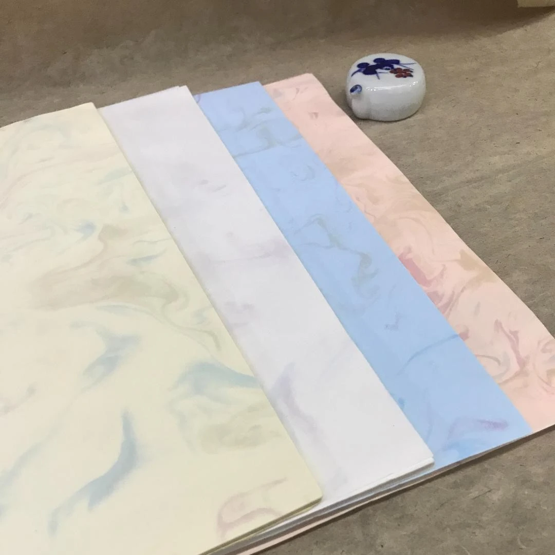 【粉丝福利】22*33 落霞笺 7分熟左右一包50张 包邮