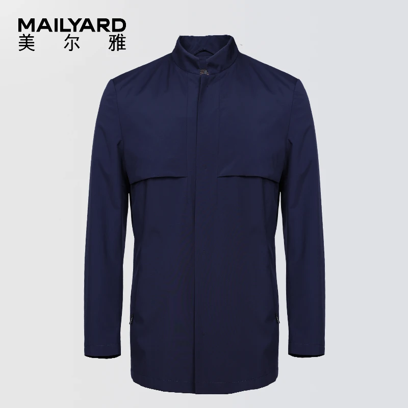 MAILYARD/美尔雅风衣男 商务休闲男士春夏薄款风衣男上衣外套 094
