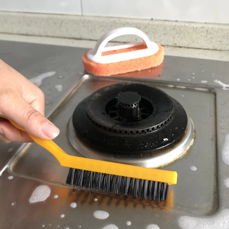 【当天发货】厨房煤气灶清洁刷五件套灶台钢丝凹槽无死角缝隙清理