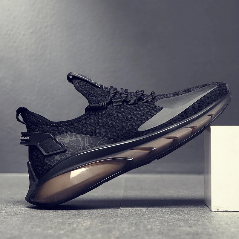 夏季透气飞织运动老爹男鞋春秋百搭男士防臭网面休闲跑步椰子潮鞋