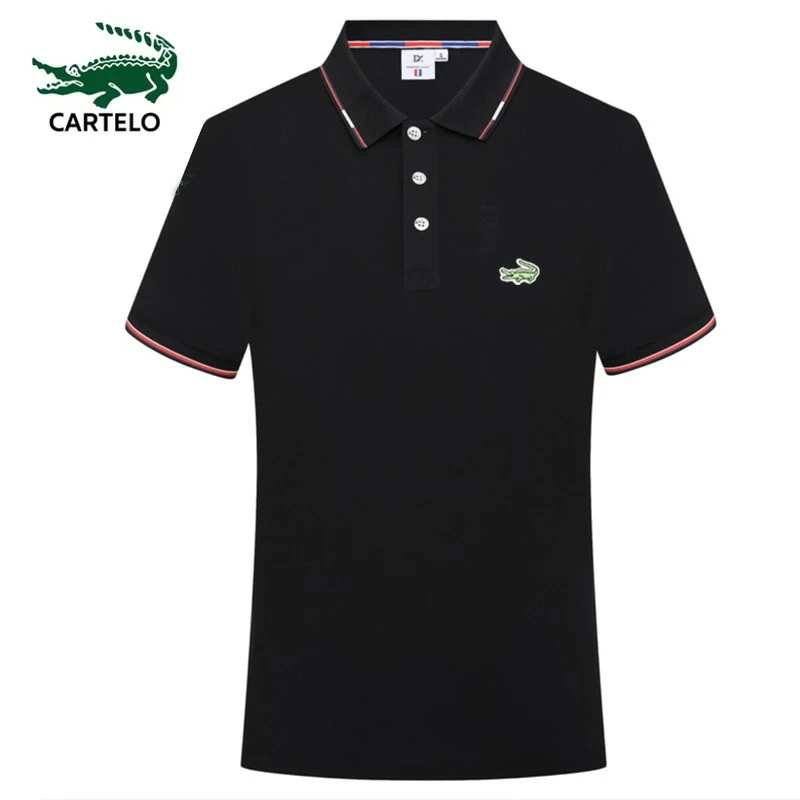 CARTELO/卡帝乐鳄鱼polo衫短袖翻领衫情侣男  男士休闲