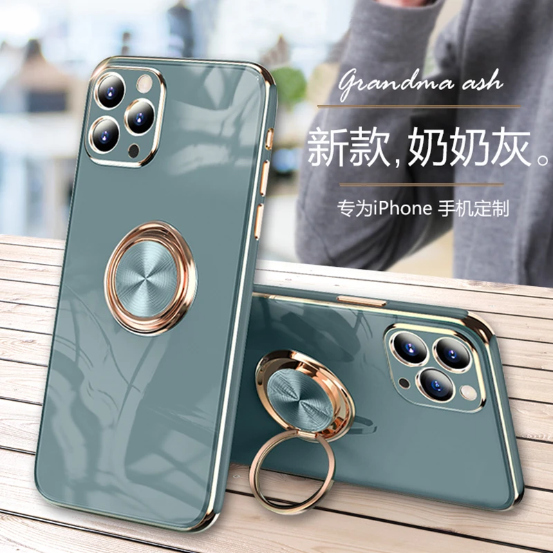 适用于苹果11手机壳iPhone11指环支架11pro全包镜头保护套11proma